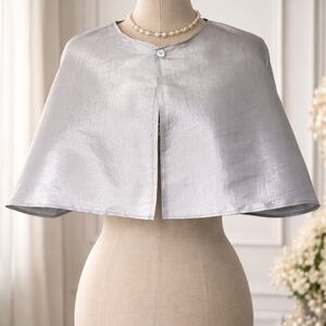 Elegant Silver Capelet